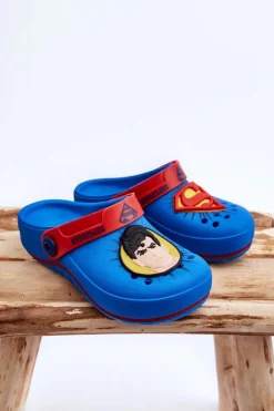 Clearance ZAXY Dziecięce Kroksy Superman Grendene Kids JJ385004 e Niebieski