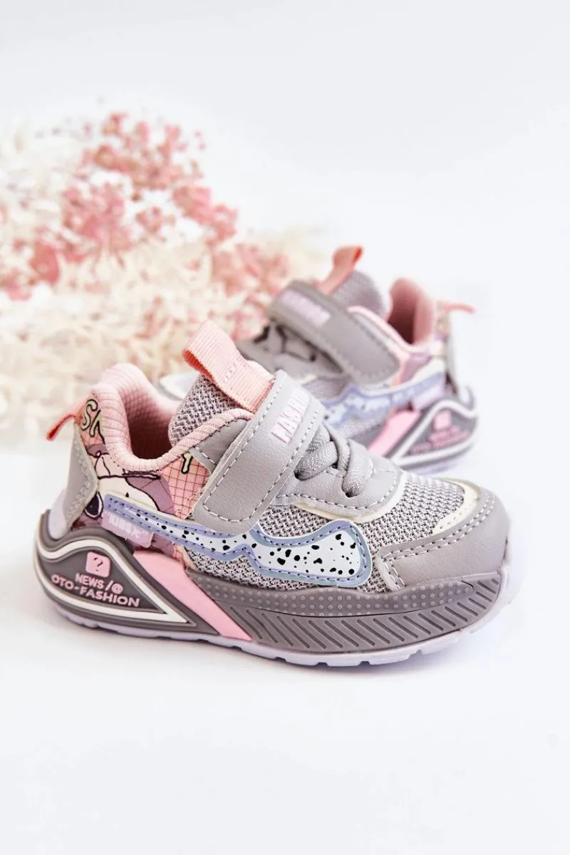 Dziewczęce>Boto Dziecięce Lekkie Buty Sportowe Szare Snoopy