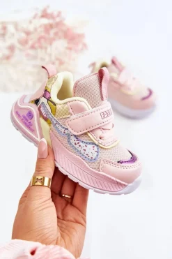 Discount Boto Dziecięce Lekkie Buty Sportowe Różowe Snoopy
