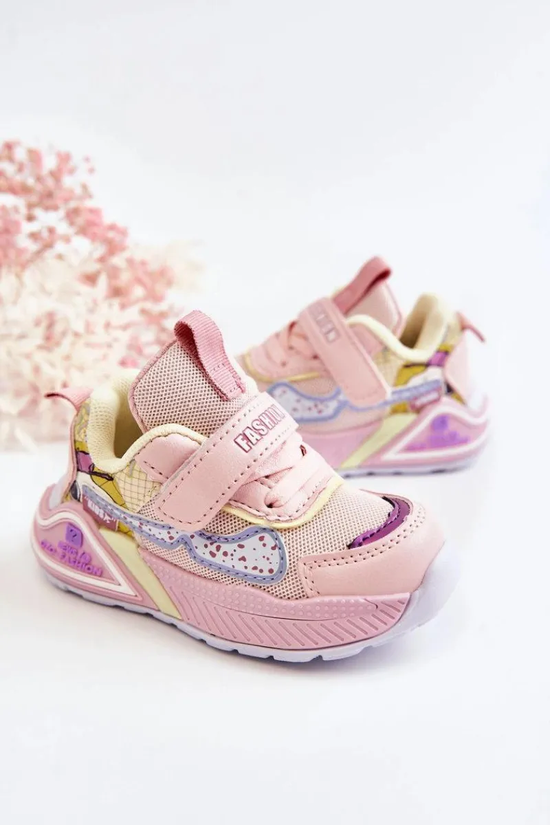 Discount Boto Dziecięce Lekkie Buty Sportowe Różowe Snoopy