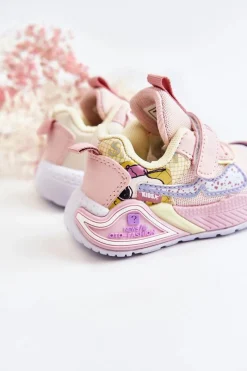 Discount Boto Dziecięce Lekkie Buty Sportowe Różowe Snoopy
