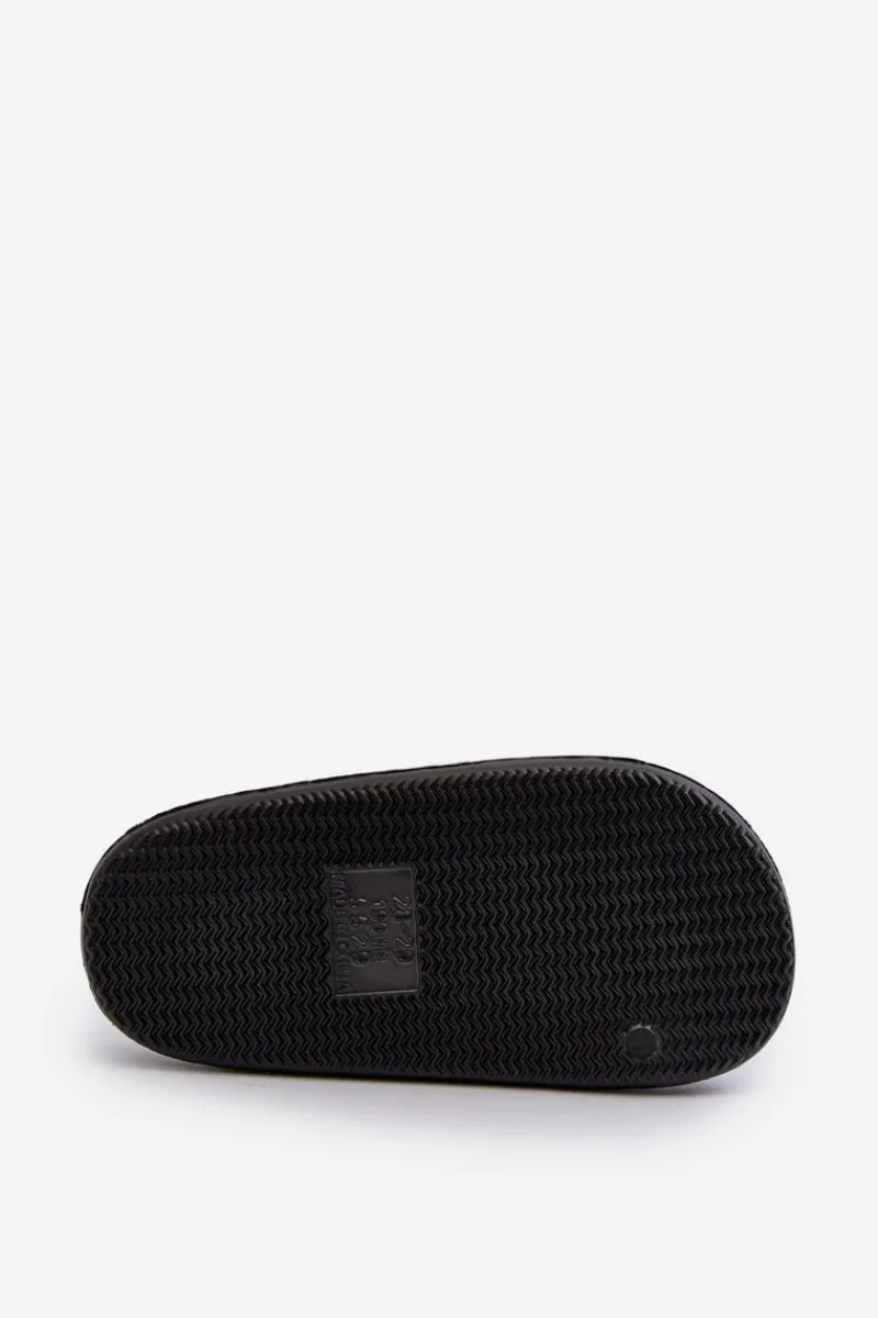 Clearance Dziecięce Lekkie Klapki Z Misiem Czarne Lindeheta Dzieci Chłopięce|Dziewczęce