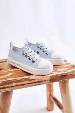 Sale Dziecięce Materiałowe Trampki BIG STAR KK374073 e Dzieci Chłopięce|Dziewczęce