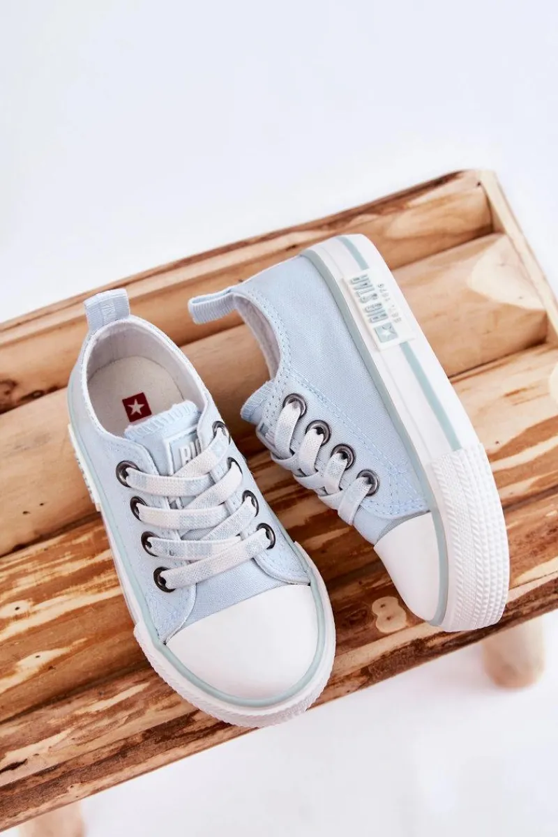 Sale Dziecięce Materiałowe Trampki BIG STAR KK374073 e Dzieci Chłopięce|Dziewczęce