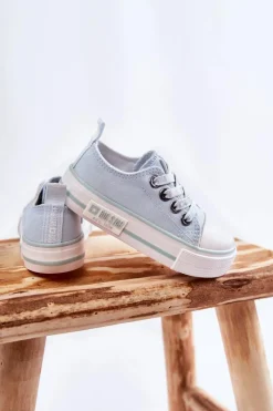 Sale Dziecięce Materiałowe Trampki BIG STAR KK374073 e Dzieci Chłopięce|Dziewczęce