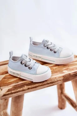 Sale Dziecięce Materiałowe Trampki BIG STAR KK374073 e Dzieci Chłopięce|Dziewczęce