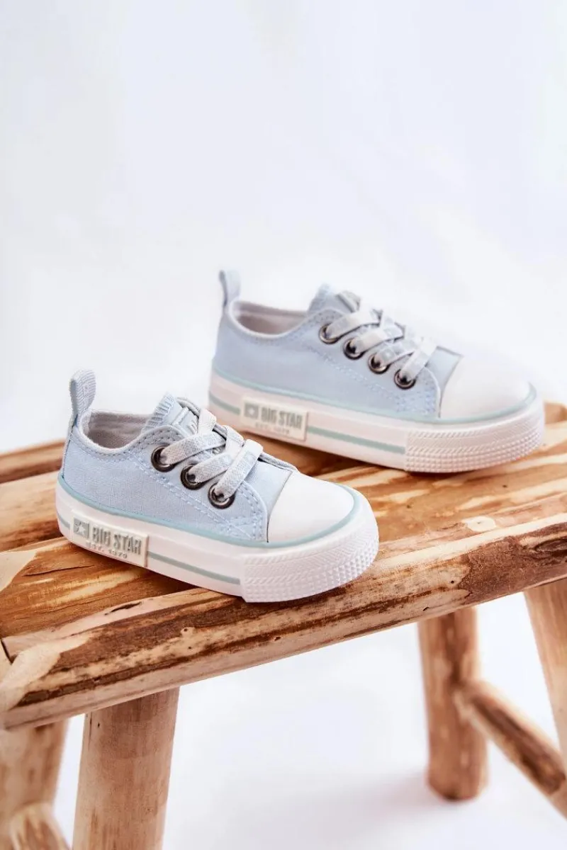 Sale Dziecięce Materiałowe Trampki BIG STAR KK374073 e Dzieci Chłopięce|Dziewczęce