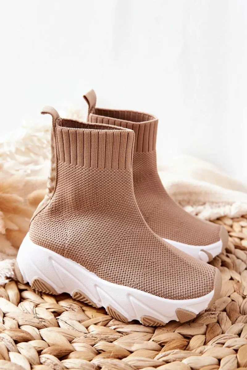 Dziewczęce>Boto Dziecięce Młodzieżowe Obuwie Sportowe Beżowe Callobe