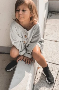 Sale Boto Dziecięce Młodzieżowe Obuwie Sportowe Czarne Callobe