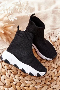 Sale Boto Dziecięce Młodzieżowe Obuwie Sportowe Czarne Callobe