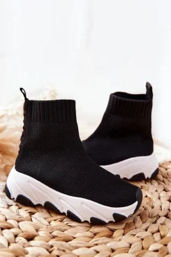 Sale Boto Dziecięce Młodzieżowe Obuwie Sportowe Czarne Callobe