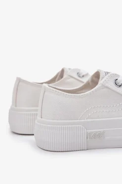 Outlet Dziecięce Młodzieżowe Trampki ISLA C LOW JR 50251058 Białe Dzieci Chłopięce|Dziewczęce