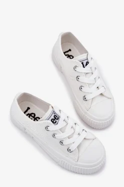 Outlet Dziecięce Młodzieżowe Trampki ISLA C LOW JR 50251058 Białe Dzieci Chłopięce|Dziewczęce