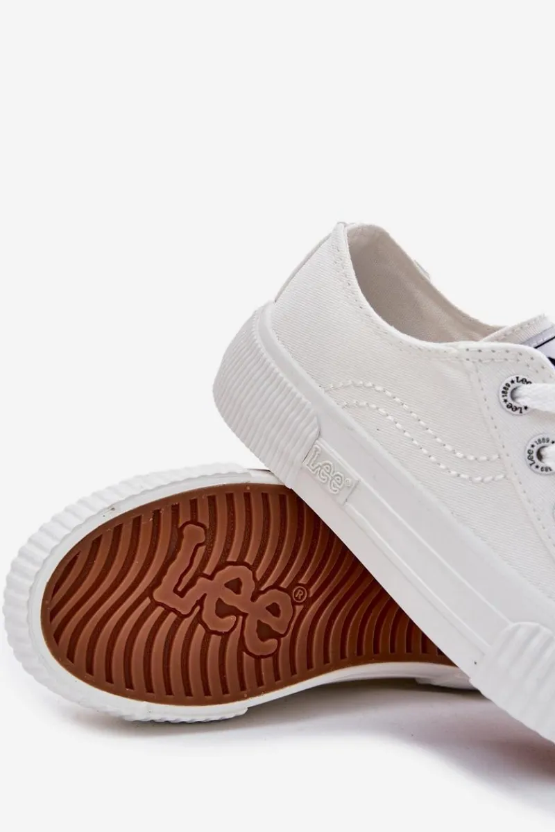 Outlet Dziecięce Młodzieżowe Trampki ISLA C LOW JR 50251058 Białe Dzieci Chłopięce|Dziewczęce