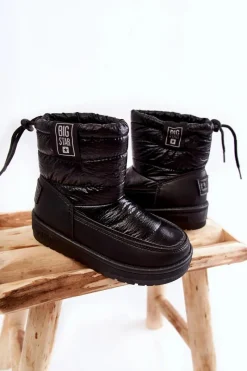 Dziewczęce>Big Star Shoes Dziecięce Śniegowce Big Star KK374220 Czarne Czarny