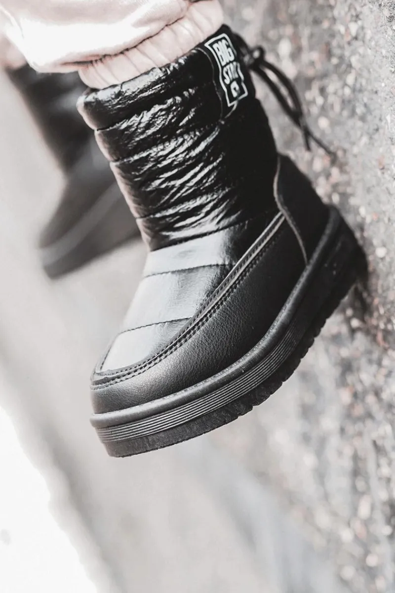 Dziewczęce>Big Star Shoes Dziecięce Śniegowce Big Star KK374220 Czarne Czarny