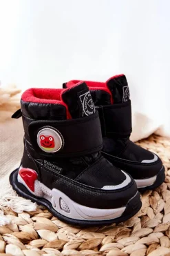 Chłopięce|Chłopięce>Boto Dziecięce Śniegowce Botki Czarne Frenzie