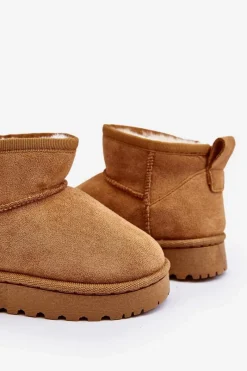Discount Dziecięce Śniegowce Botki Ocieplane Camel Nallita Dzieci Dziewczęce|Chłopięce