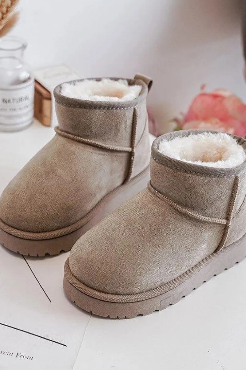 Dziewczęce|Chłopięce>Boto Dziecięce Śniegowce Botki Ocieplane Zielone Nallita