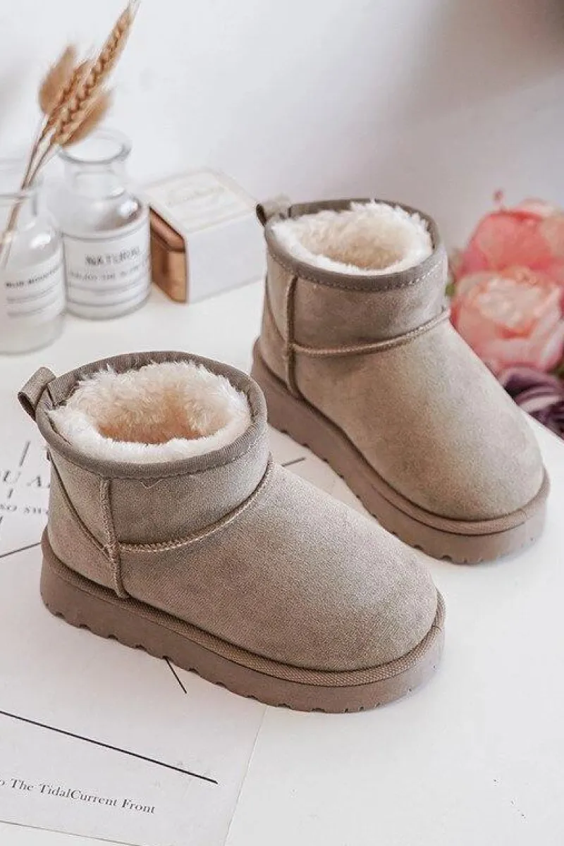 Dziewczęce|Chłopięce>Boto Dziecięce Śniegowce Botki Ocieplane Zielone Nallita