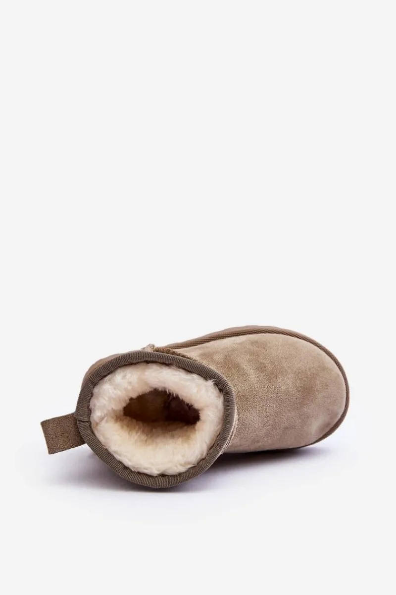 Dziewczęce|Chłopięce>Boto Dziecięce Śniegowce Botki Ocieplane Zielone Nallita