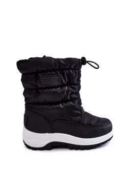 Best Big Star Shoes Dziecięce Śniegowce Na Suwak Big Star KK374235 Czarne
