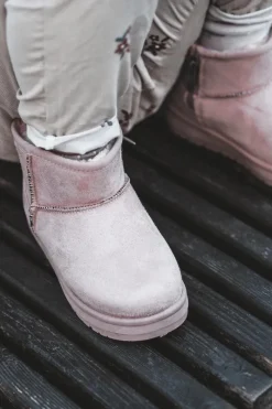 Discount Dziecięce Śniegowce Ocieplane Na Suwak Różowe Big Star MM374101 Dzieci Dziewczęce