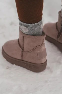 Discount Dziecięce Śniegowce Ocieplane Na Suwak Różowe Big Star MM374101 Dzieci Dziewczęce