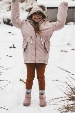 Discount Dziecięce Śniegowce Ocieplane Na Suwak Różowe Big Star MM374101 Dzieci Dziewczęce