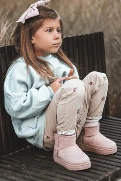 Discount Dziecięce Śniegowce Ocieplane Na Suwak Różowe Big Star MM374101 Dzieci Dziewczęce