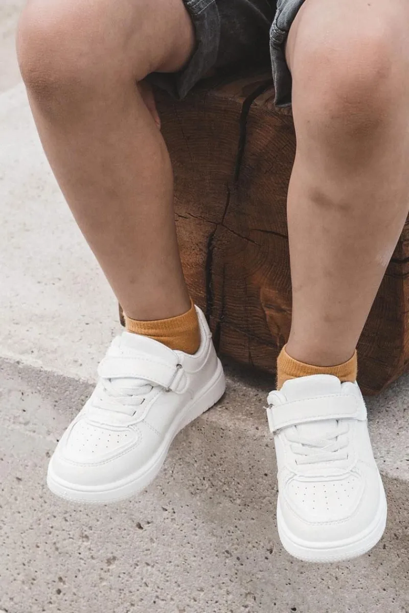 Chłopięce|Back To School>Boto Dziecięce Niskie Buty Sportowe Białe Frillo