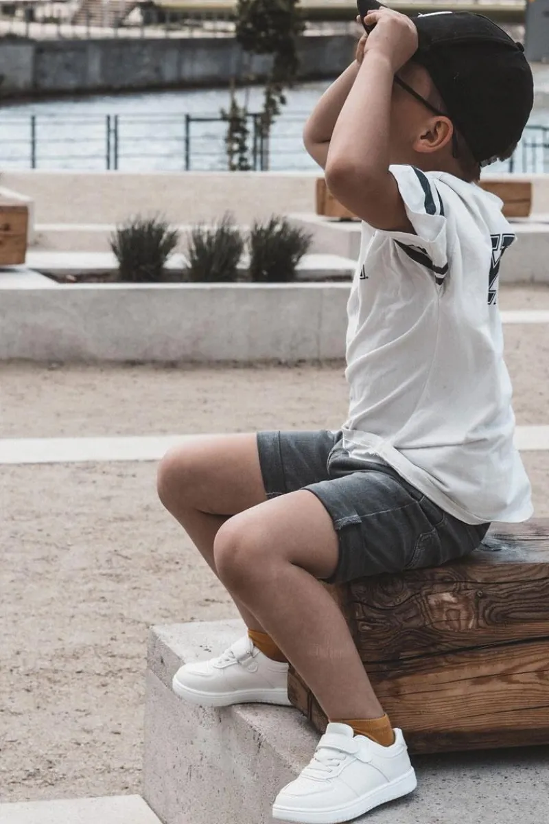 Chłopięce|Back To School>Boto Dziecięce Niskie Buty Sportowe Białe Frillo