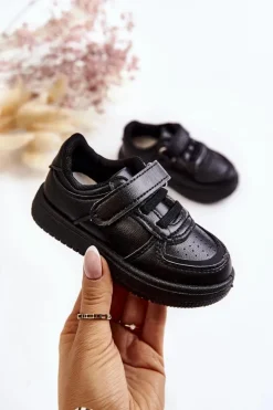 Hot Boto Dziecięce Niskie Buty Sportowe Czarne Frillo Czarny