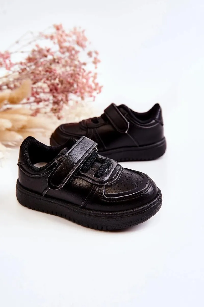 Hot Boto Dziecięce Niskie Buty Sportowe Czarne Frillo Czarny