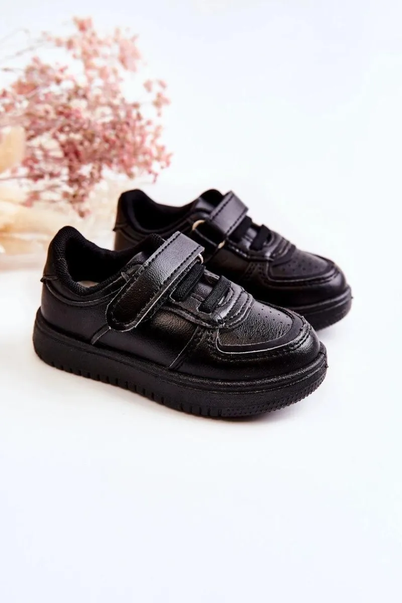 Hot Boto Dziecięce Niskie Buty Sportowe Czarne Frillo Czarny