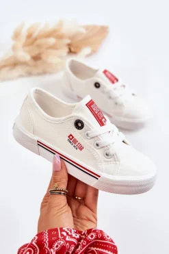 Best Dziecięce Niskie Trampki Big Star JJ374170 Białe Dzieci Chłopięce|Dziewczęce