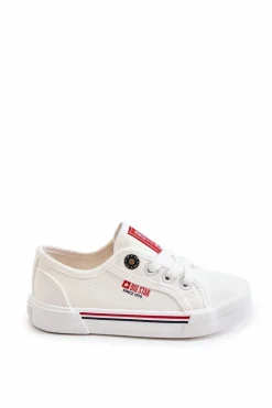 Best Dziecięce Niskie Trampki Big Star JJ374170 Białe Dzieci Chłopięce|Dziewczęce