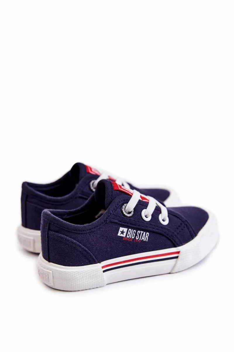Chłopięce|Dziewczęce>Big Star Shoes Dziecięce Niskie Trampki Big Star JJ374168 Granatowe
