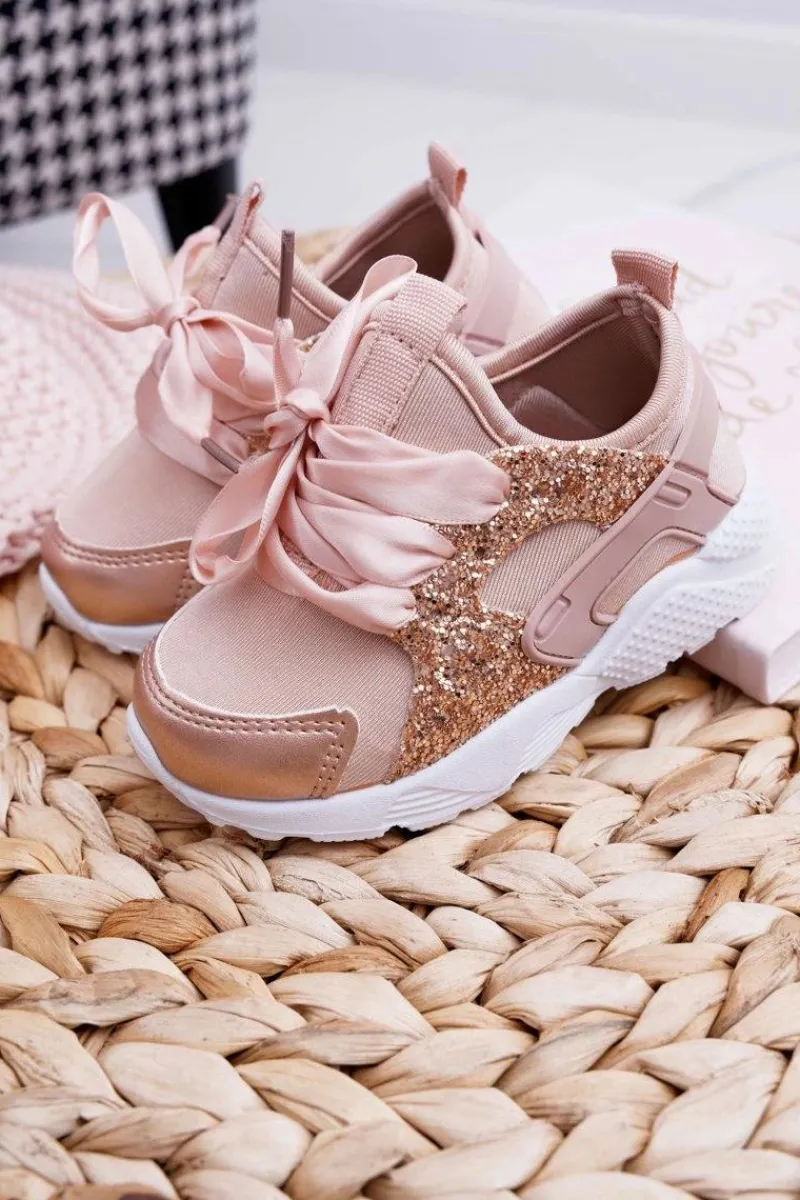 New Dziecięce Obuwie Sportowe Champagne Bajka Dzieci Dziewczęce
