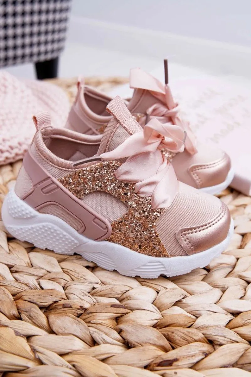 New Dziecięce Obuwie Sportowe Champagne Bajka Dzieci Dziewczęce