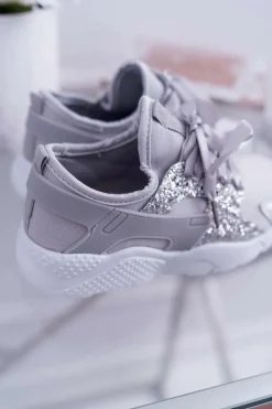 Hot Dziecięce Obuwie Sportowe Szare Bajka Dzieci Dziewczęce
