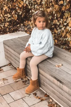 Hot Dziecięce Ocieplane Botki Śniegowce Khaki Gooby Dzieci Dziewczęce|Chłopięce