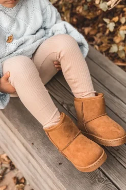 Hot Dziecięce Ocieplane Botki Śniegowce Khaki Gooby Dzieci Dziewczęce|Chłopięce