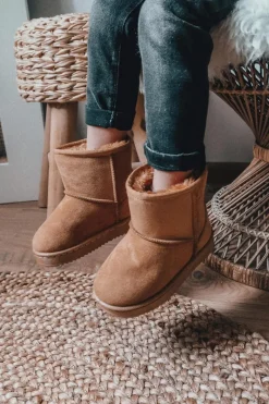 Hot Dziecięce Ocieplane Botki Śniegowce Khaki Gooby Dzieci Dziewczęce|Chłopięce