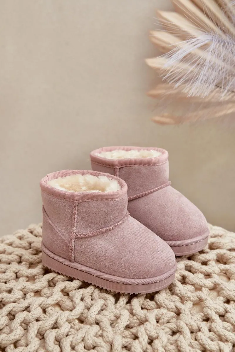 Hot Dziecięce Ocieplane Botki Śniegowce Różowe Gooby Dzieci Dziewczęce|Chłopięce