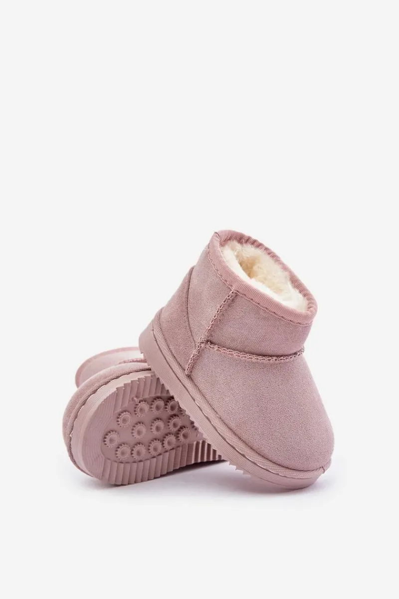 Hot Dziecięce Ocieplane Botki Śniegowce Różowe Gooby Dzieci Dziewczęce|Chłopięce