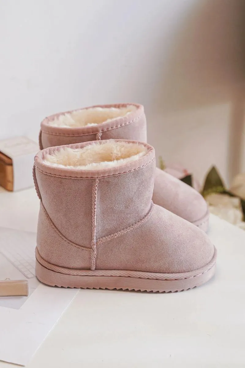 Hot Dziecięce Ocieplane Botki Śniegowce Różowe Gooby Dzieci Dziewczęce|Chłopięce