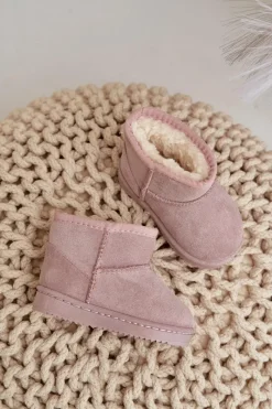 Hot Dziecięce Ocieplane Botki Śniegowce Różowe Gooby Dzieci Dziewczęce|Chłopięce
