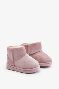 Hot Dziecięce Ocieplane Botki Śniegowce Różowe Gooby Dzieci Dziewczęce|Chłopięce