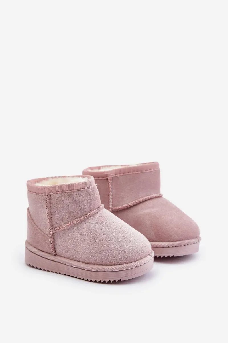 Hot Dziecięce Ocieplane Botki Śniegowce Różowe Gooby Dzieci Dziewczęce|Chłopięce